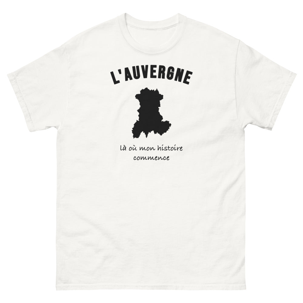 T-shirt L'Auvergne, là où mon histoire commence - T-shirt blanc