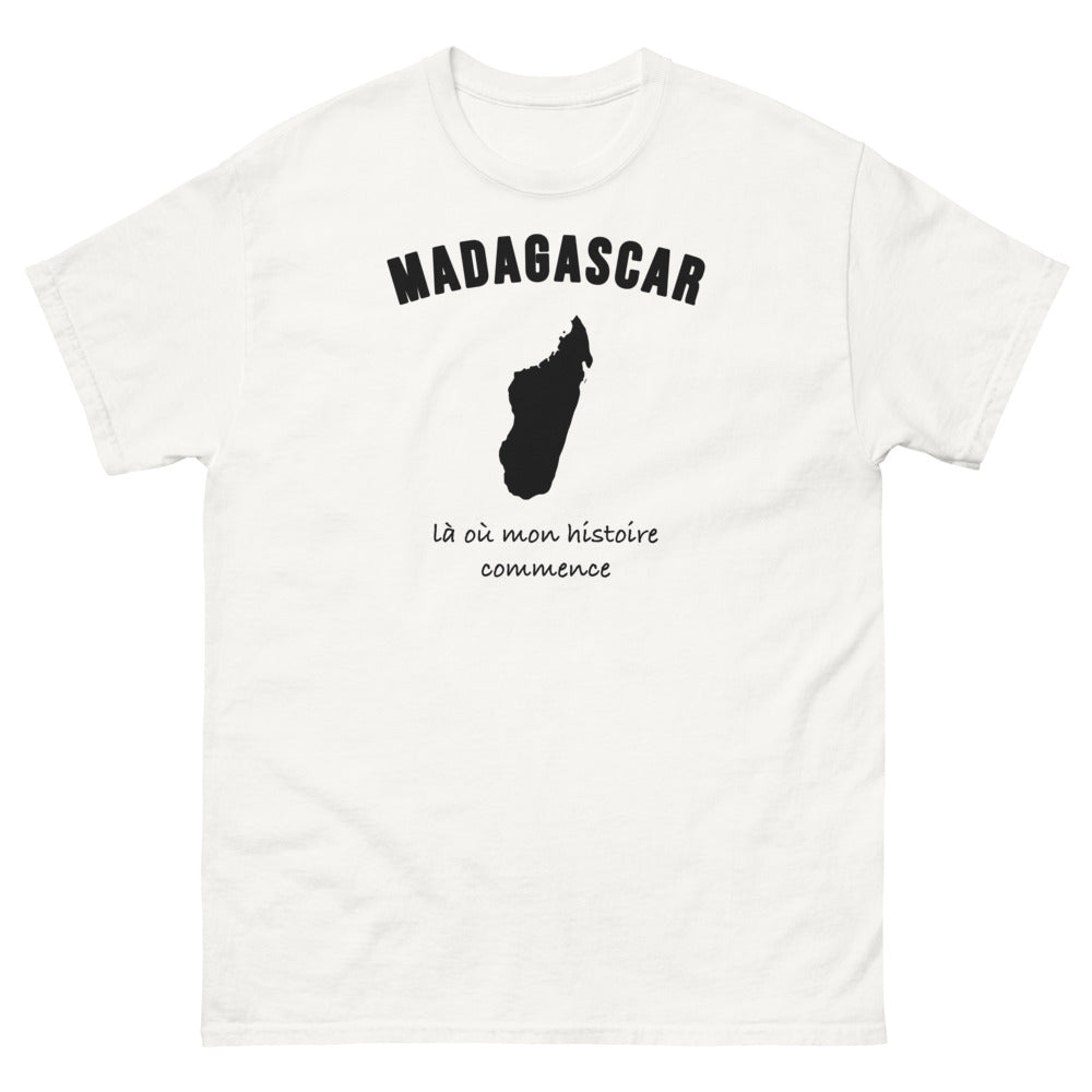 T-shirt Madagascar, là où mon histoire commence - T-shirt blanc