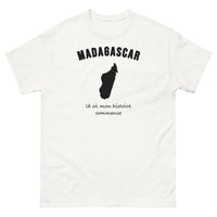 Thumbnail for T-shirt Madagascar, là où mon histoire commence - T-shirt blanc