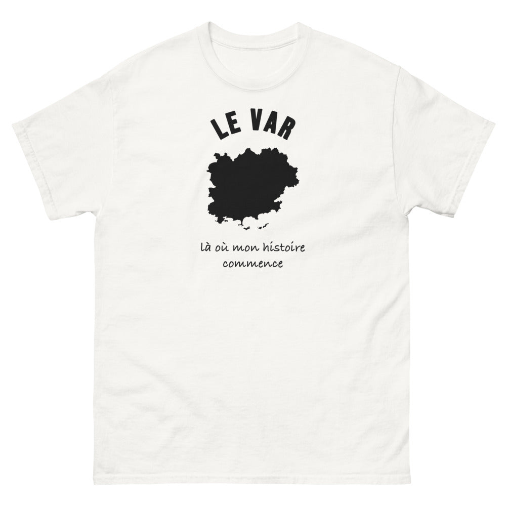 T-shirt Le Var, là où mon histoire commence - T-shirt blanc