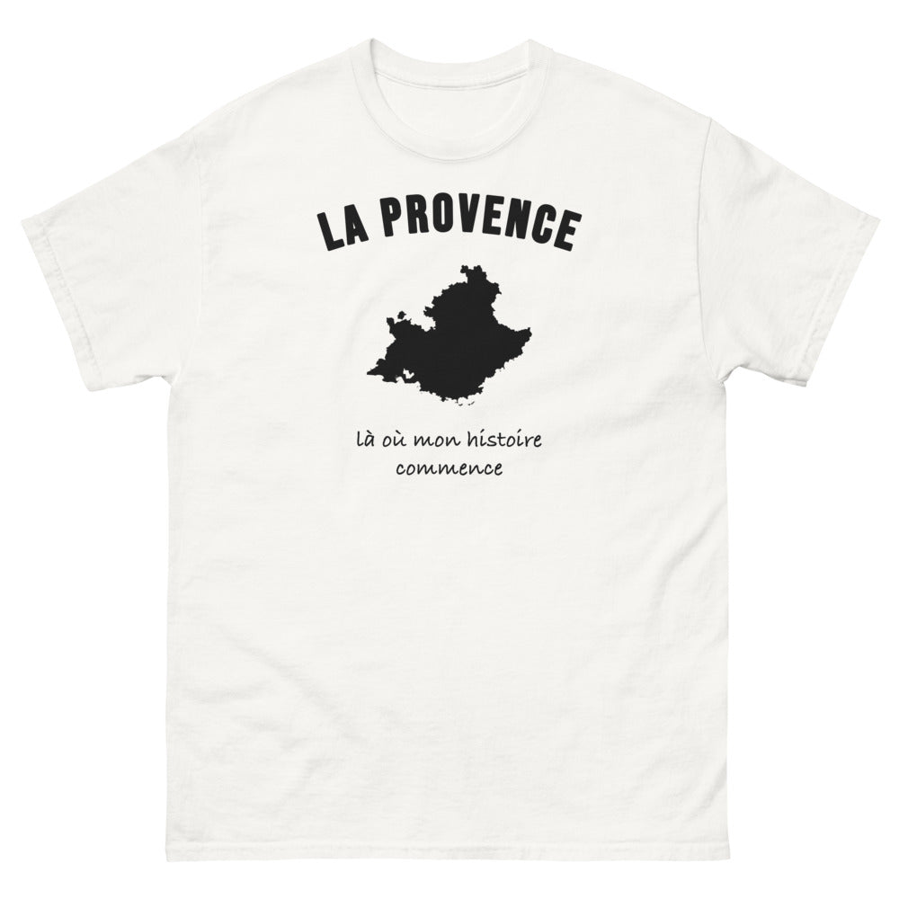 T-shirt La Provence, là où mon histoire commence - T-shirt blanc