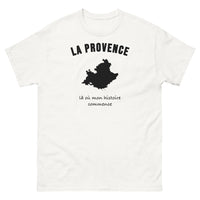 Thumbnail for T-shirt La Provence, là où mon histoire commence - T-shirt blanc