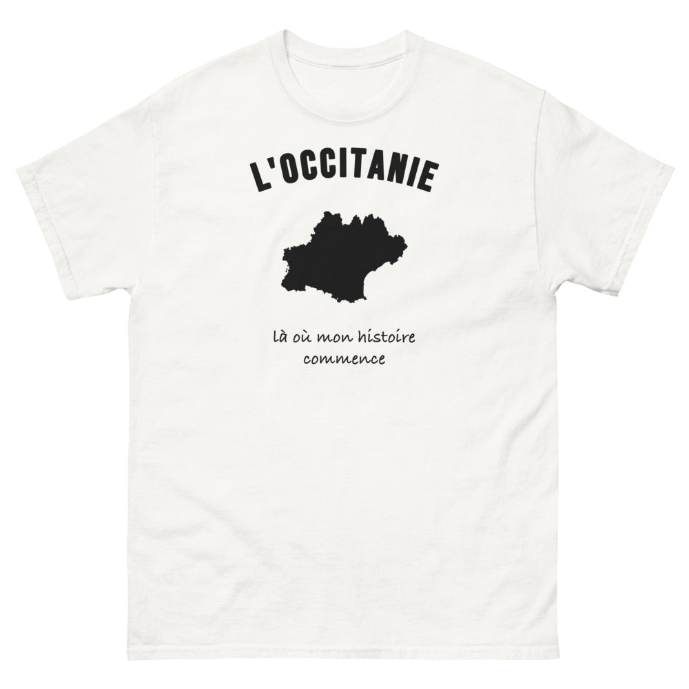 T-shirt L'Occitanie, là où mon histoire commence - T-shirt blanc