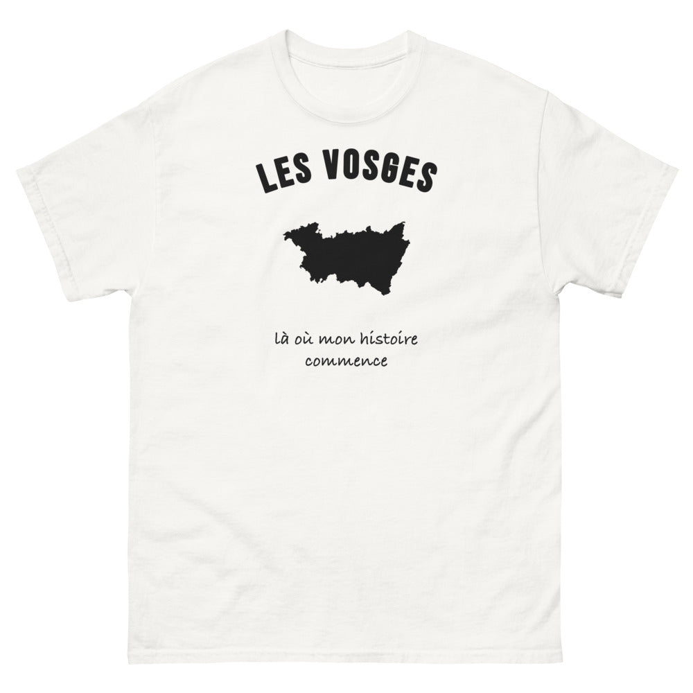 T-shirt Les Vosges, là où mon histoire commence - T-shirt blanc