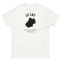 Thumbnail for T-shirt Le Lot, là où mon histoire commence - T-shirt blanc