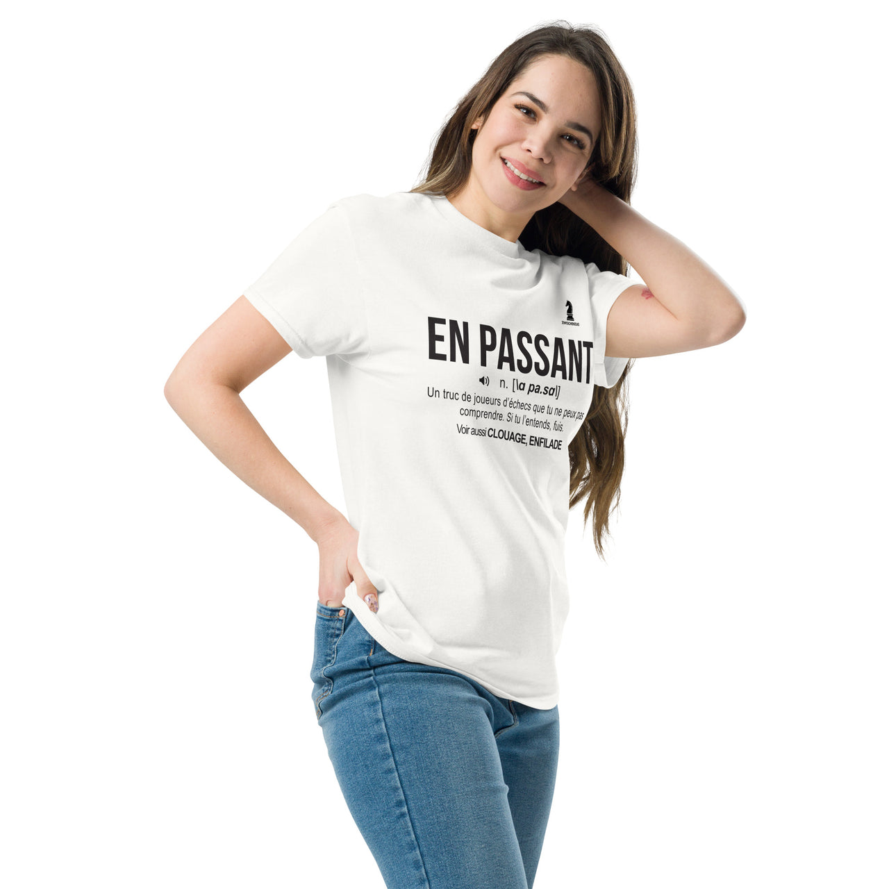 T-shirt Échecs chiné - Fierté du Zwischenzug