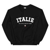 Thumbnail for OÙ JE VIS, D'OÙ JE VIENS Italien - Sweat noir