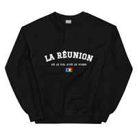 Thumbnail for OÙ JE VIS, D'OÙ JE VIENS Réunionnais - Sweat noir