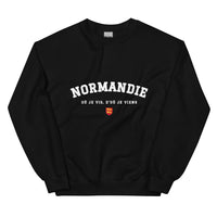 Thumbnail for OÙ JE VIS, D'OÙ JE VIENS Normand - Sweat noir