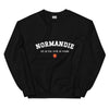 OÙ JE VIS, D'OÙ JE VIENS Normand - Sweat noir