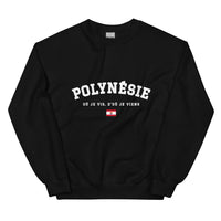 Thumbnail for OÙ JE VIS, D'OÙ JE VIENS Polynésien - Sweat noir