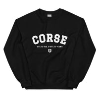 Thumbnail for OÙ JE VIS, D'OÙ JE VIENS Corse - Sweat noir