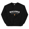 OÙ JE VIS, D'OÙ JE VIENS Wallon - Sweat noir