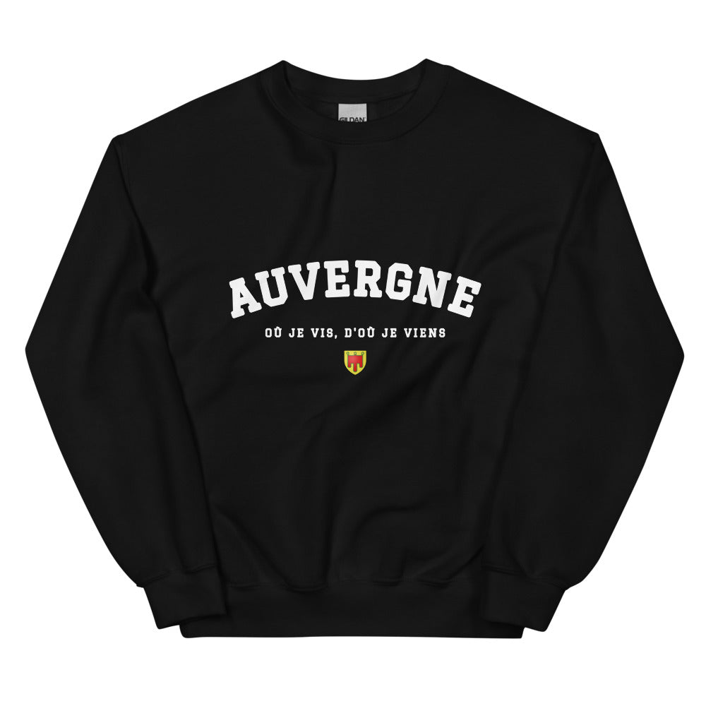 OÙ JE VIS, D'OÙ JE VIENS Auvergnat - Sweat noir