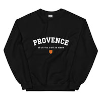 Thumbnail for OÙ JE VIS, D'OÙ JE VIENS Provençal - Sweat noir