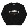 OÙ JE VIS, D'OÙ JE VIENS Provençal - Sweat noir