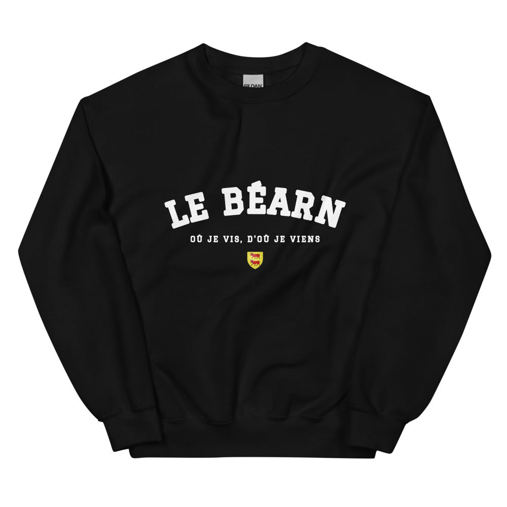 Le Béarn - Où je vis, d'où je viens - Sweat noir