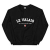Le Valais - Où je vis, d'où je viens - Sweat noir