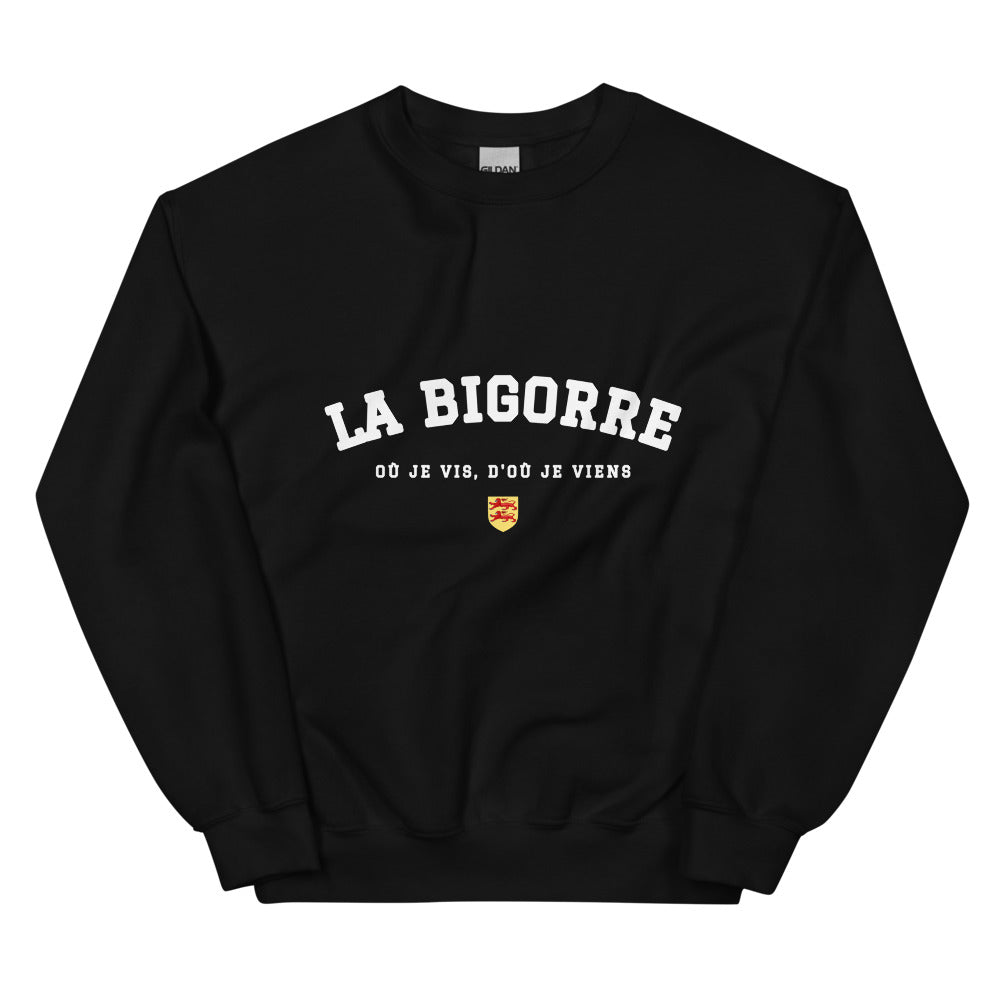 La Bigorre - Où je vis, d'où je viens - Sweat noir