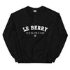 Le Berry - Où je vis, d'où je viens - Sweat noir