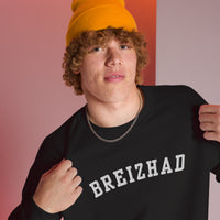 Thumbnail for Sweat-shirt Bretagne noir dos - Message brodé en breton