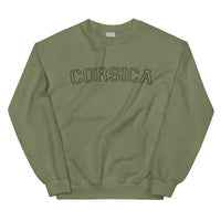 Thumbnail for Sweat Corse gris sport dos - design vintage pastel