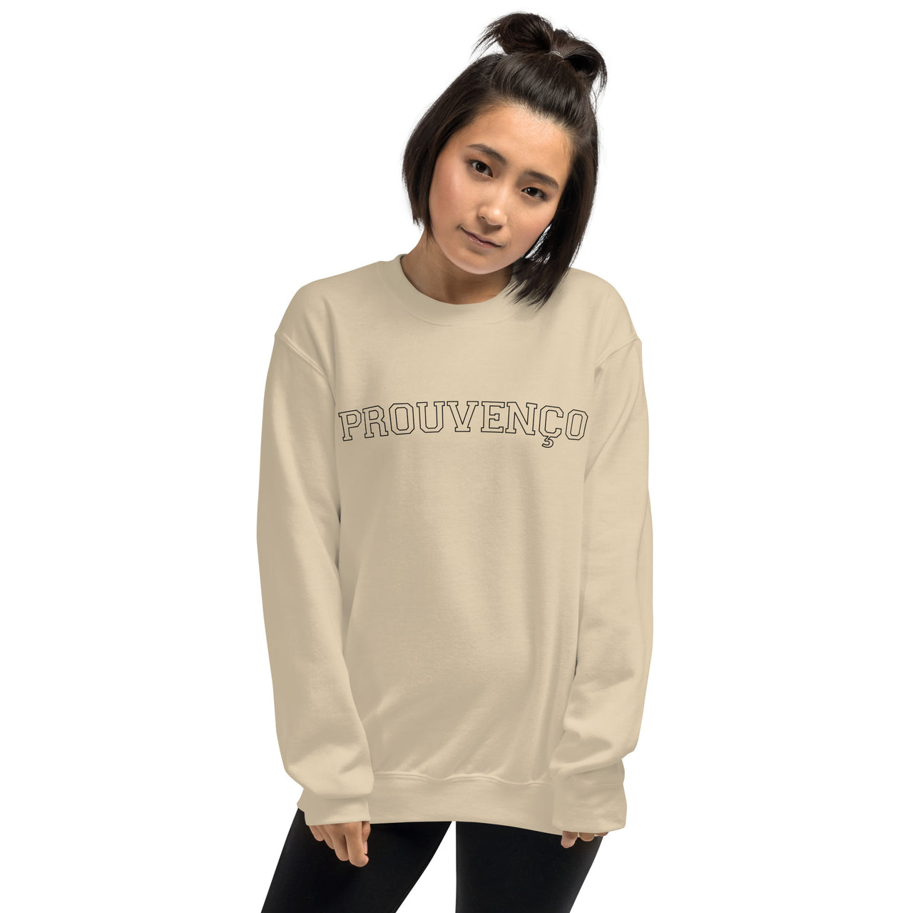 Sweat Provence rose clair - Design vintage Prouvenço