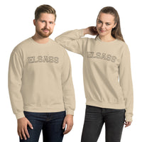 Thumbnail for Sweat Alsace vert militaire face - design vintage classique Elsass