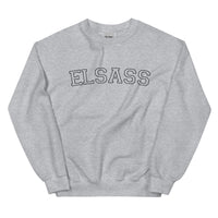 Thumbnail for Sweat Alsace rose clair face - design vintage classique Elsass