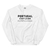PORTUGAL, c'est là que mon histoire commence - Sweat blanc