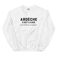 Thumbnail for ARDÈCHE, c'est là que mon histoire commence - Sweat blanc