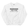 BOURGOGNE, c'est là que mon histoire commence - Sweat blanc