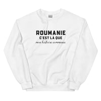 Thumbnail for ROUMANIE, c'est là que mon histoire commence - Sweat blanc