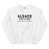 Thumbnail for ALSACE, c'est là que mon histoire commence - Sweat blanc