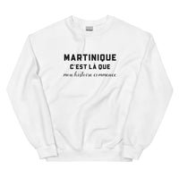 Thumbnail for MARTINIQUE, c'est là que mon histoire commence - Sweat blanc