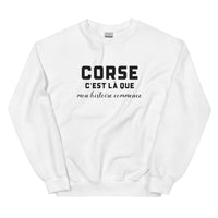 Thumbnail for CORSE, c'est là que mon histoire commence - Sweat blanc