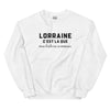 LORRAINE, c'est là que mon histoire commence - Sweat blanc