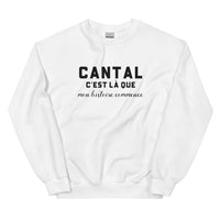Thumbnail for CANTAL, c'est là que mon histoire commence - Sweat blanc