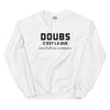 DOUBS, c'est là que mon histoire commence - Sweat blanc