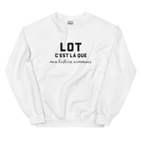 Thumbnail for LOT, c'est là que mon histoire commence - Sweat blanc