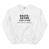 HAUTE-SAVOIE, c'est là que mon histoire commence - Sweat blanc