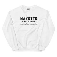 Thumbnail for MAYOTTE, c'est là que mon histoire commence - Sweat blanc