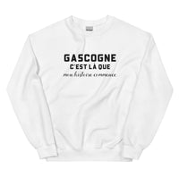 Thumbnail for GASCOGNE, c'est là que mon histoire commence - Sweat blanc