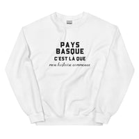 Thumbnail for PAYS BASQUE, c'est là que mon histoire commence - Sweat blanc