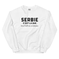 Thumbnail for SERBIE, c'est là que mon histoire commence - Sweat blanc