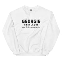 Thumbnail for GÉORGIE, c'est là que mon histoire commence - Sweat blanc