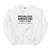RÉPUBLIQUE DOMINICAINE, c'est là que mon histoire commence - Sweat blanc