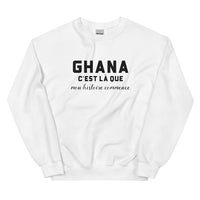 Thumbnail for GHANA, c'est là que mon histoire commence - Sweat blanc