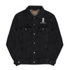 Veste denim joueur d'échec - design Zwischenzug face