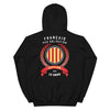 Sweat à capuche Catalan - Français par obligation, Catalan par le sang face